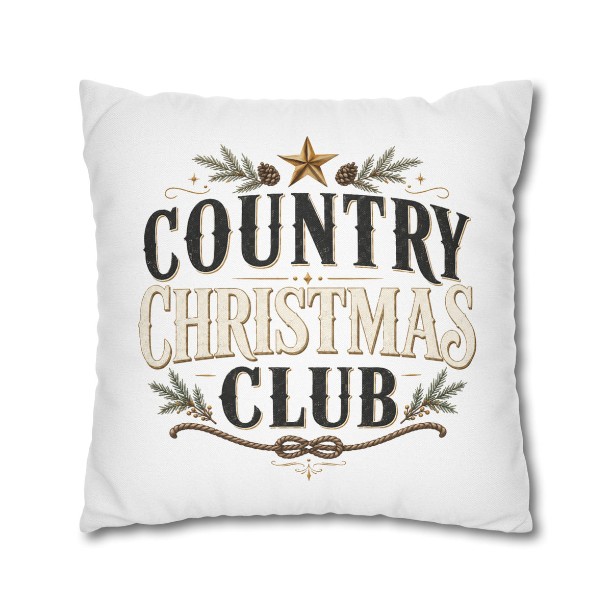 Christmas Country Christmas Club Pillowcase