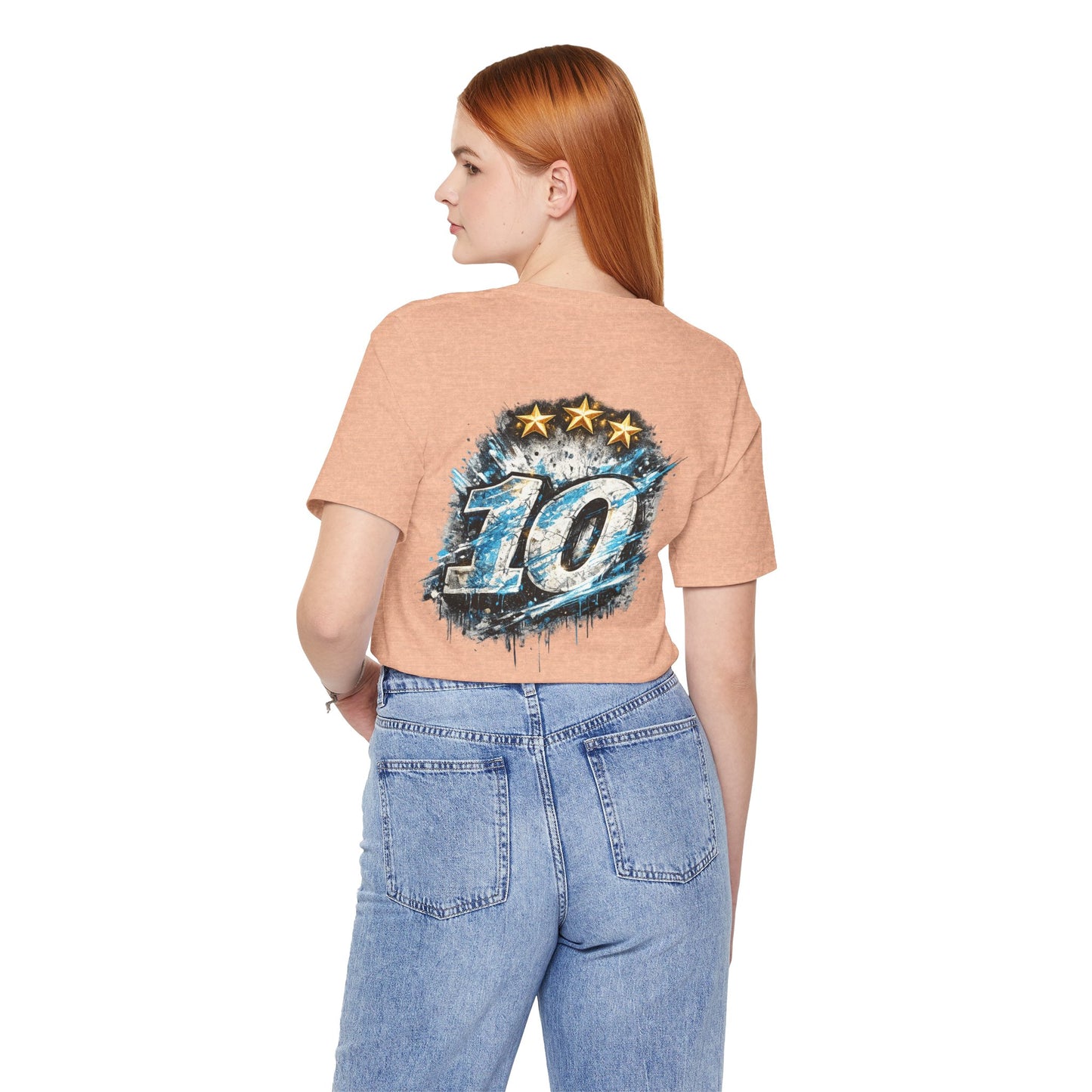 Buenos Aires Nights T‑Shirt — '10' Grunge Graphic Tee - Argentina No. 10