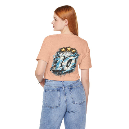 Buenos Aires Nights T‑Shirt — '10' Grunge Graphic Tee - Argentina No. 10