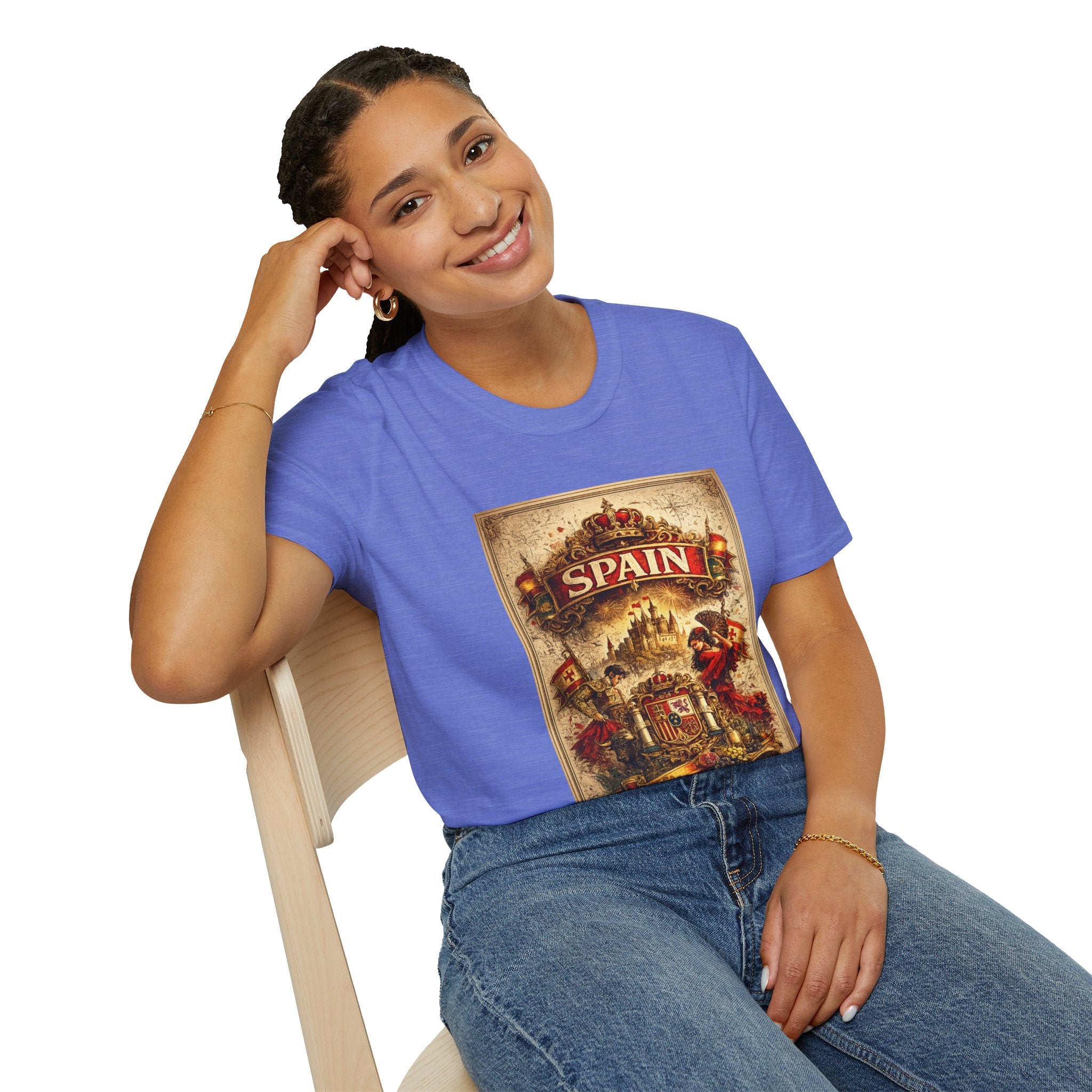 Spain Vintage Travel Graphic T‑Shirt — Retro Spanish Landmark Tee