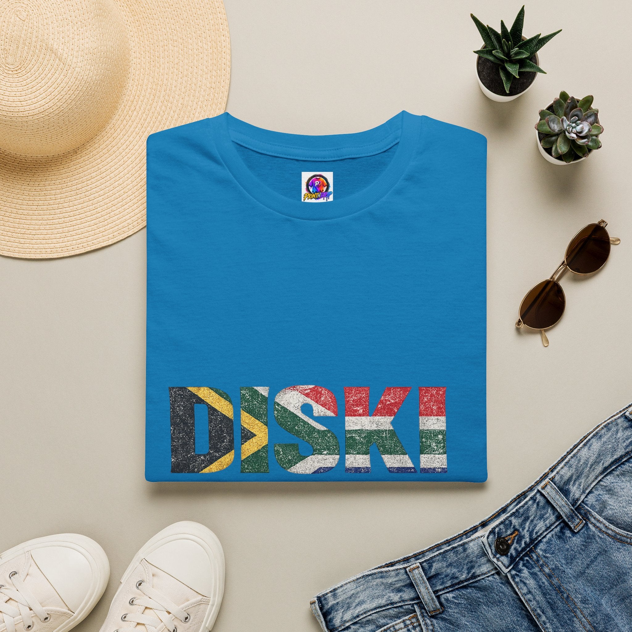 South Africa Diski T‑Shirt — "DISKI" South African Soccer Pride Tee