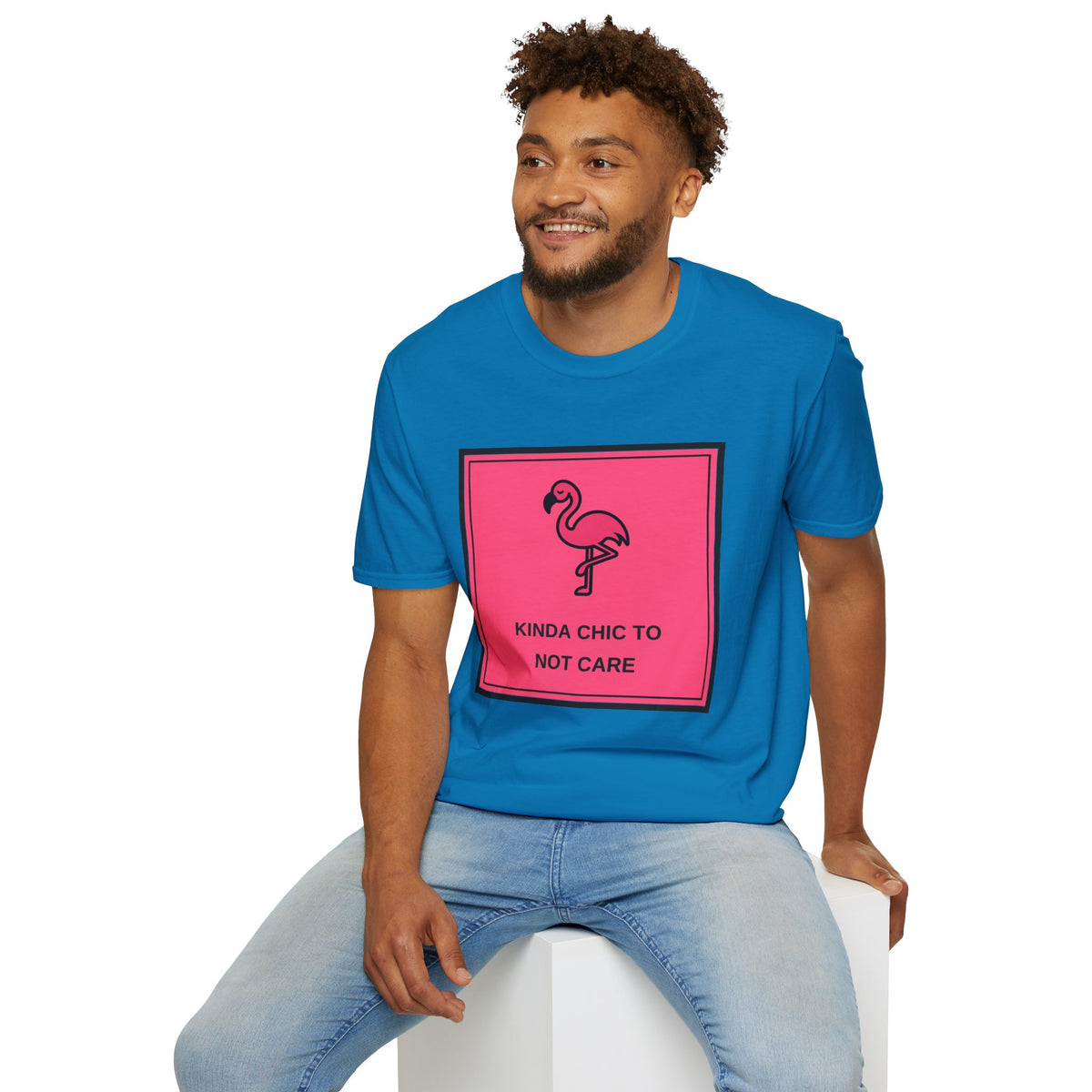 Flamingo 'Kinda Chic To Not Care' Graphic T-Shirt - Trending Now - August 2026