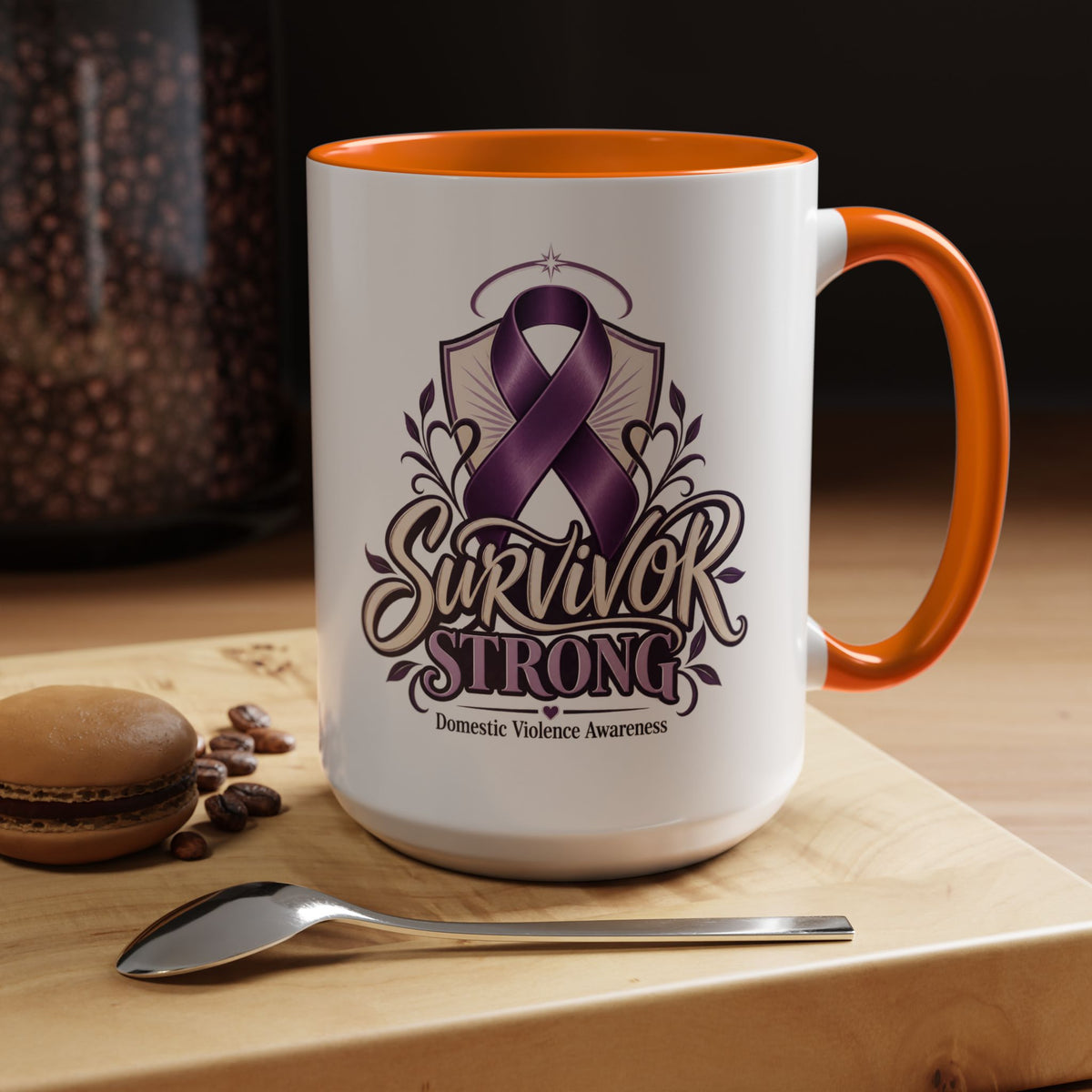 Domestic Violence Awareness Survivor Strong Coffee Mug