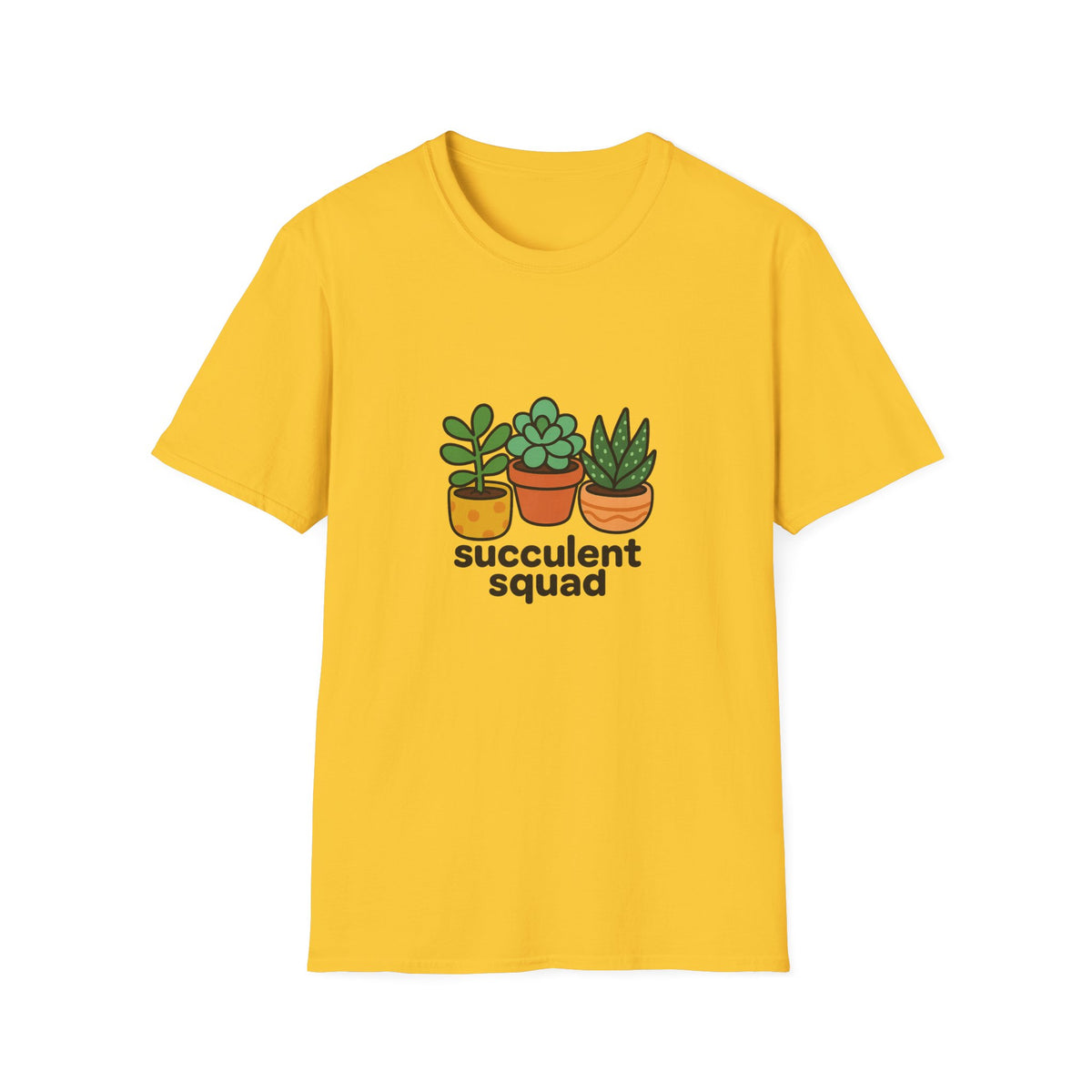 Succulent Trio T-Shirt — Cute Potted Plant Graphic Tee - Trending Now - August 2026