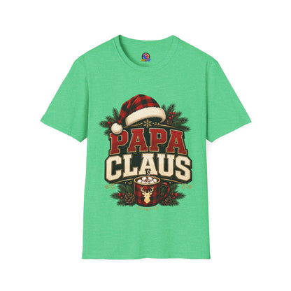 Papa Claus T-Shirt — Festive Holiday Dad Christmas Tee