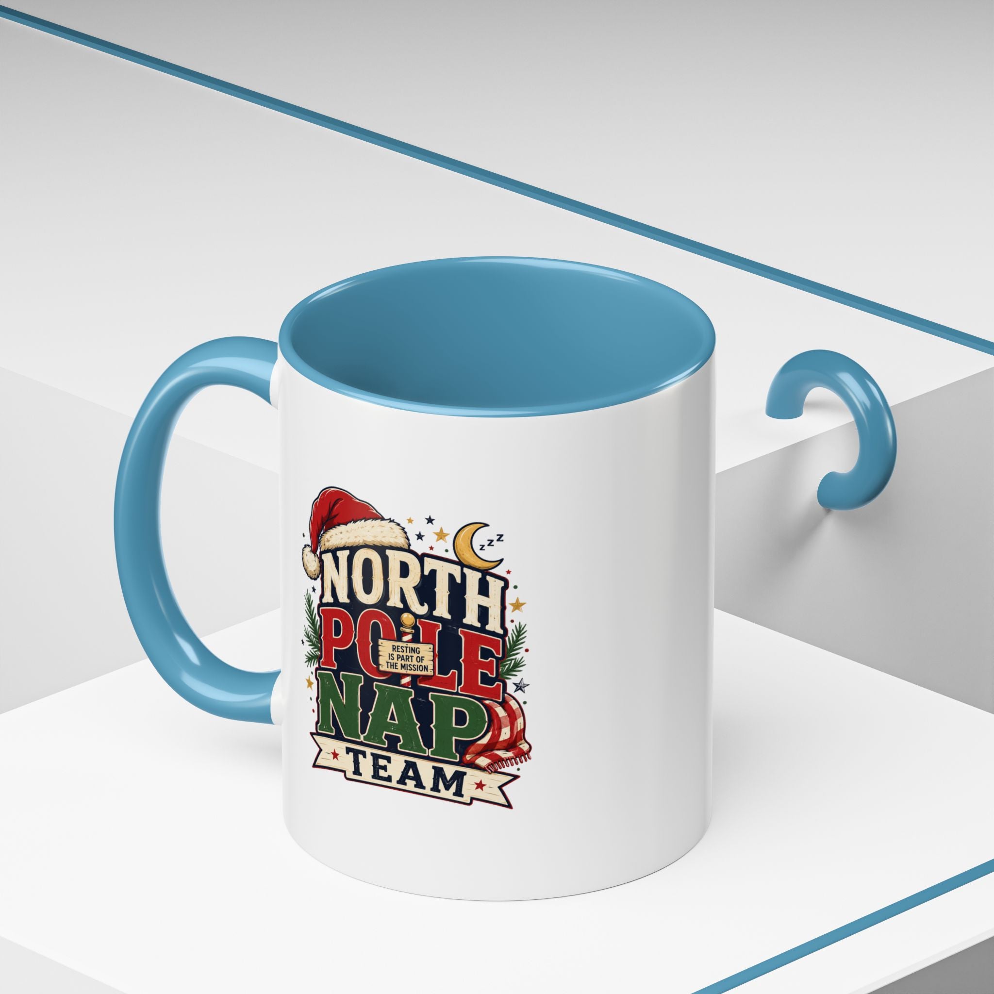 Accent Coffee Mug North Pole Nap