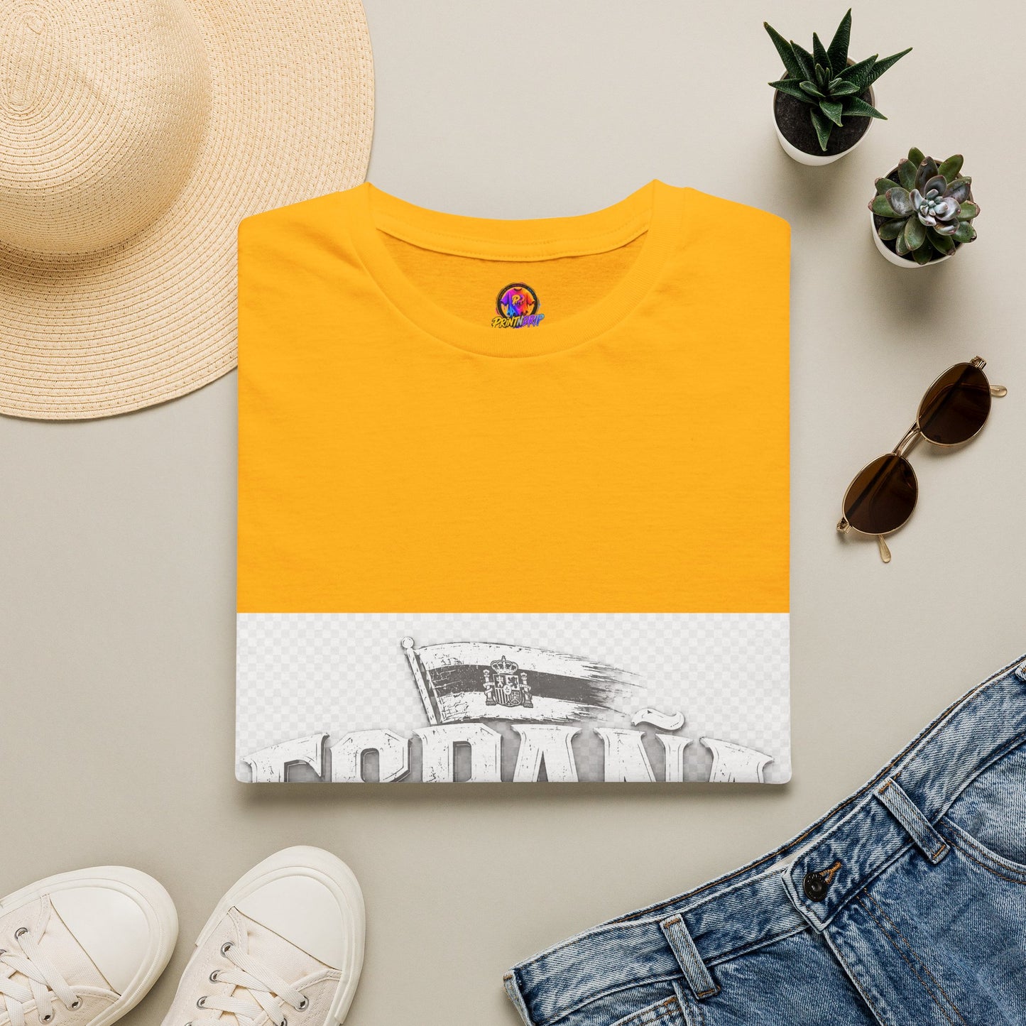 Spain Vintage T-Shirt — Retro Spanish Flag Tee