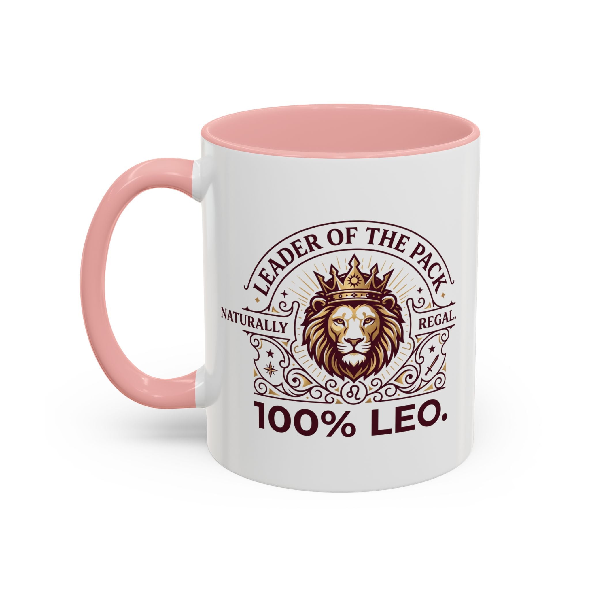 Leo Coffee Mug — 'Leader of the Pack' 100% Leo Zodiac Accent Mug