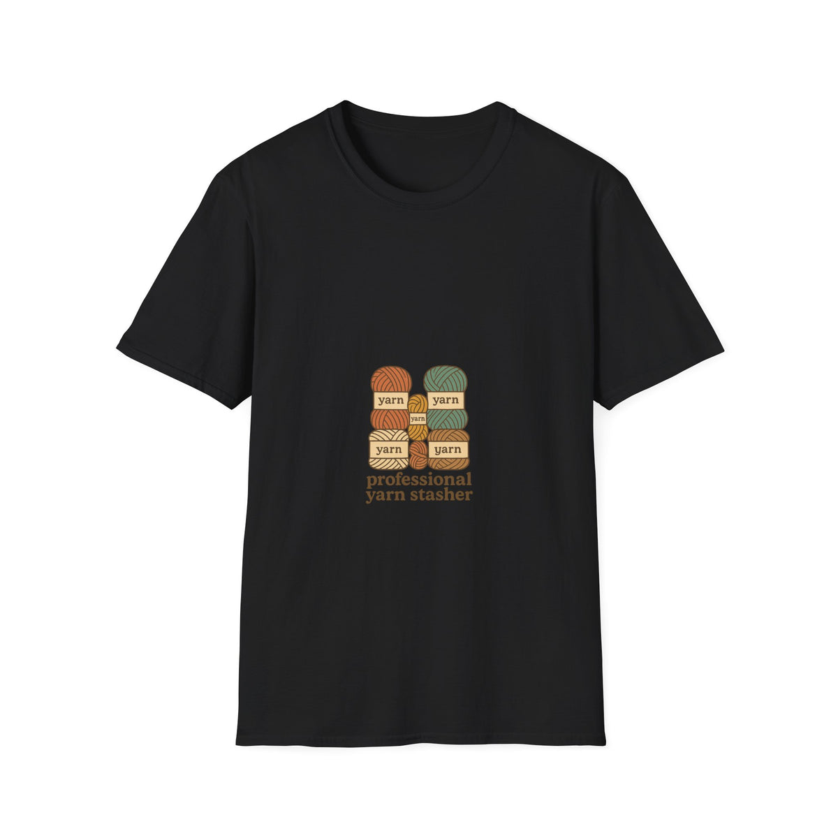 Professional Yarn Stasher Cute Skeins Earthy White Graphic Tee - Trending Now - September 2026