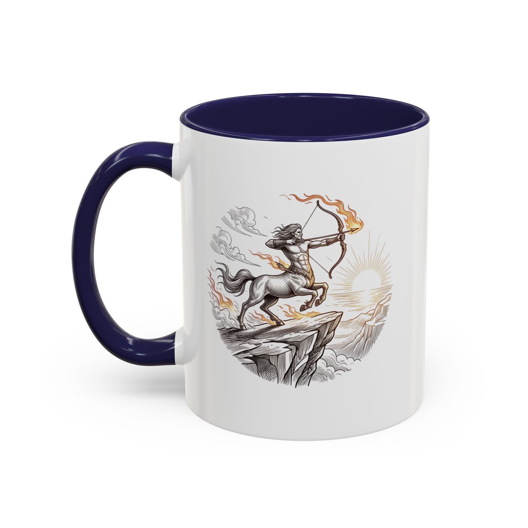 Centaur Archer Coffee Mug — Mythic Sagittarius Design Accent Mug