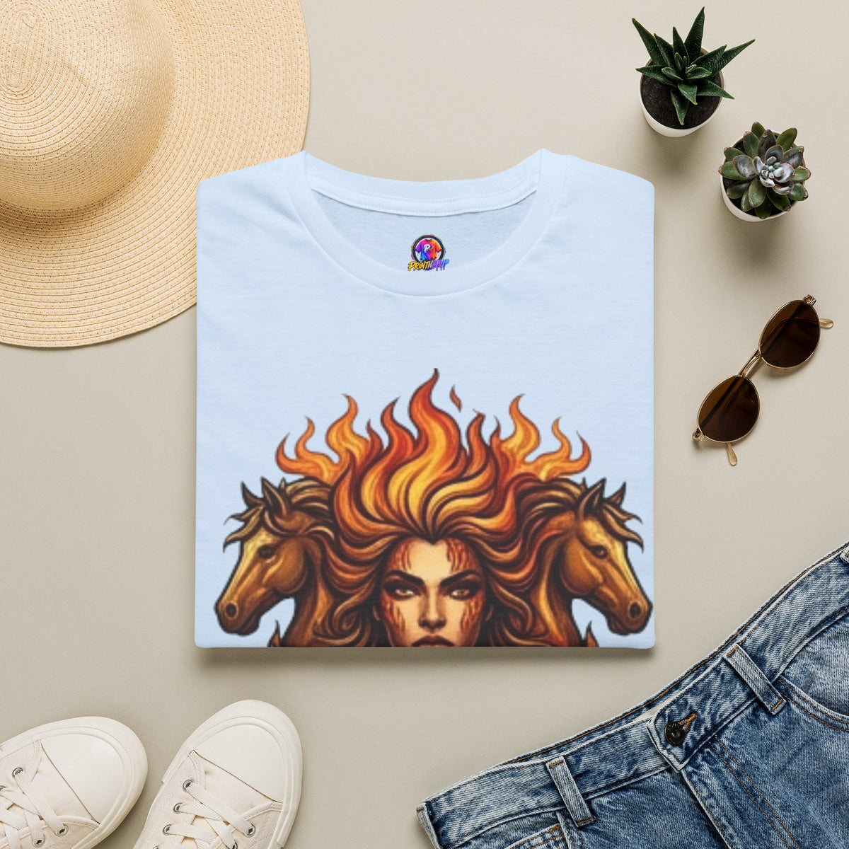 Sagittarius 'Untamed' Zodiac T-Shirt — Fiery Archer Astrology Tee