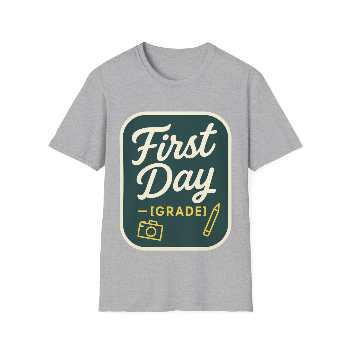 First Day T-Shirt — Retro "First Day (Grade 1)" Back-to-School Tee - Trending Now - August 2026
