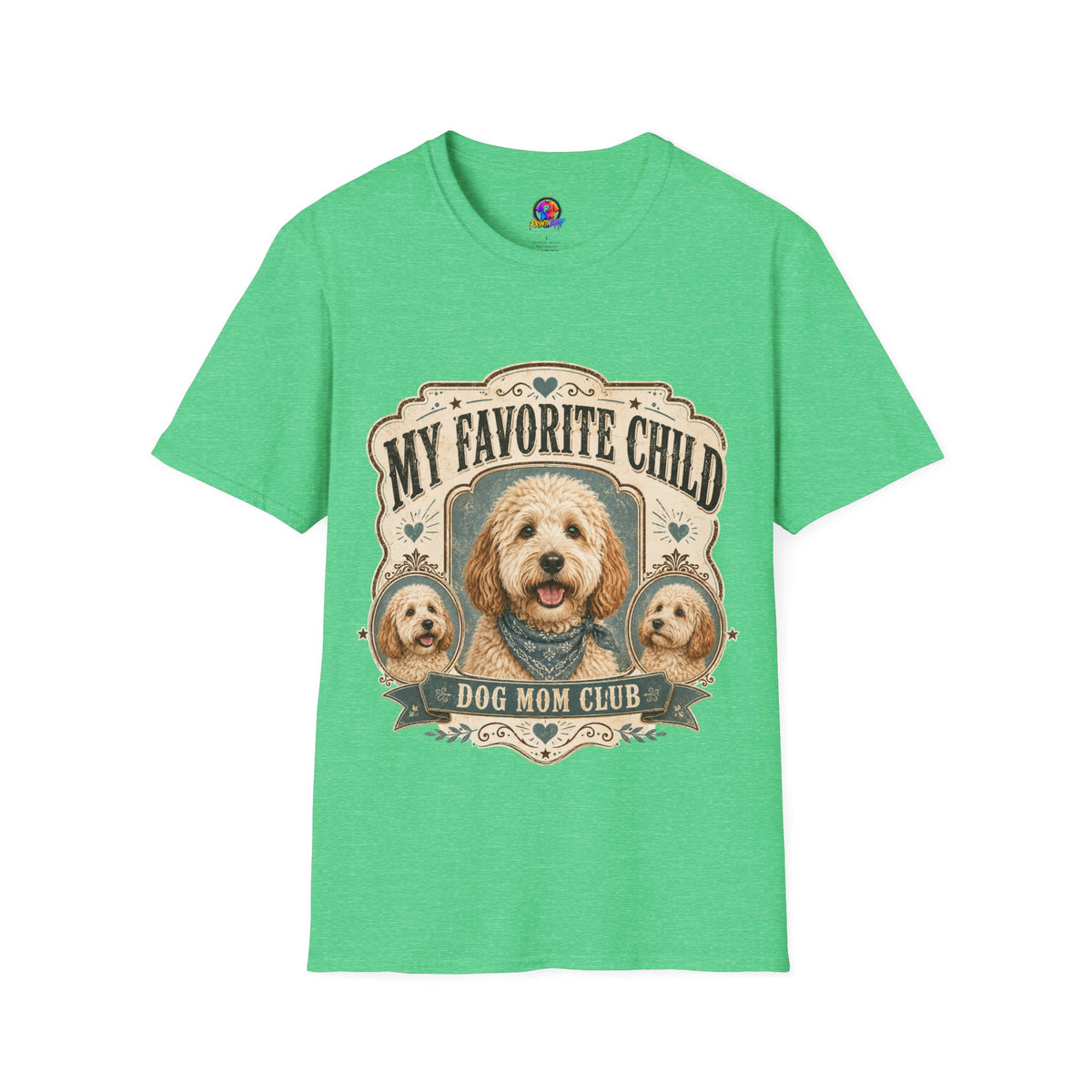 T-Shirt — "My Favorite Child" Dog Mom Club Graphic Tee