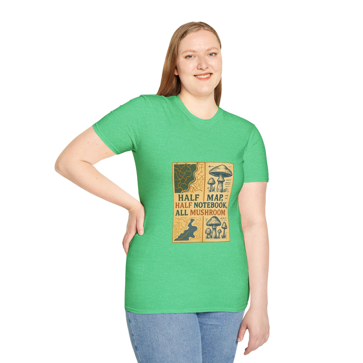 Mushroom Field Guide T-Shirt – Vintage “Half Map, Half Notebook, All Mushroom” Design - Trending Now - October 2026