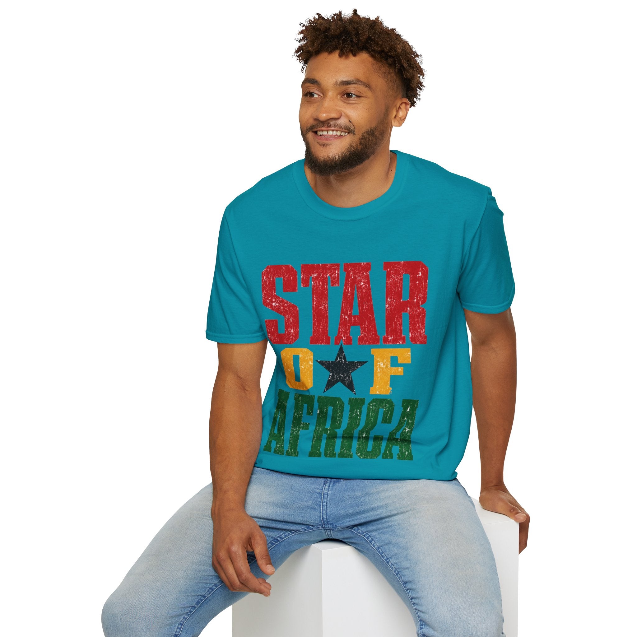 Ghana Star of Africa T-Shirt — Retro Pan-African Graphic Tee
