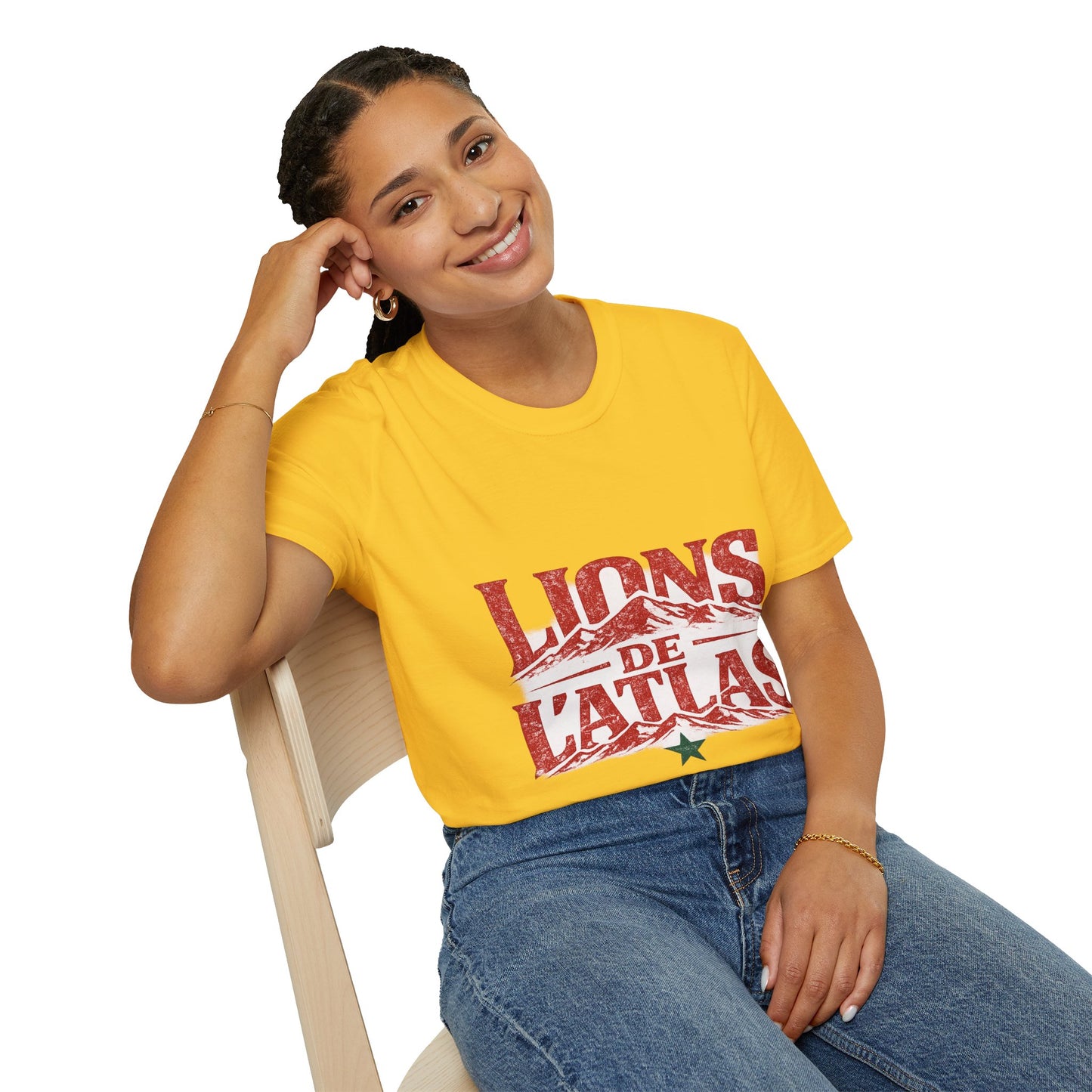 Morocco Lions de Atlas T-Shirt — Vintage Moroccan Atlas Mountain Graphic Tee