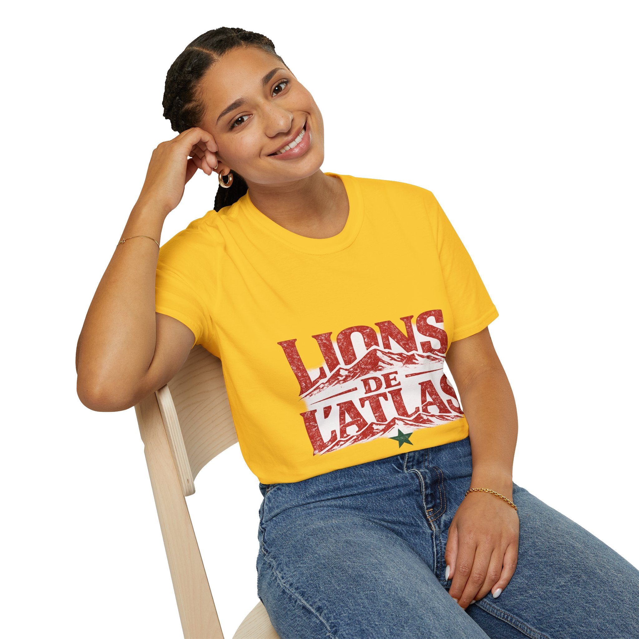 Morocco Lions de Atlas T-Shirt — Vintage Moroccan Atlas Mountain Graphic Tee