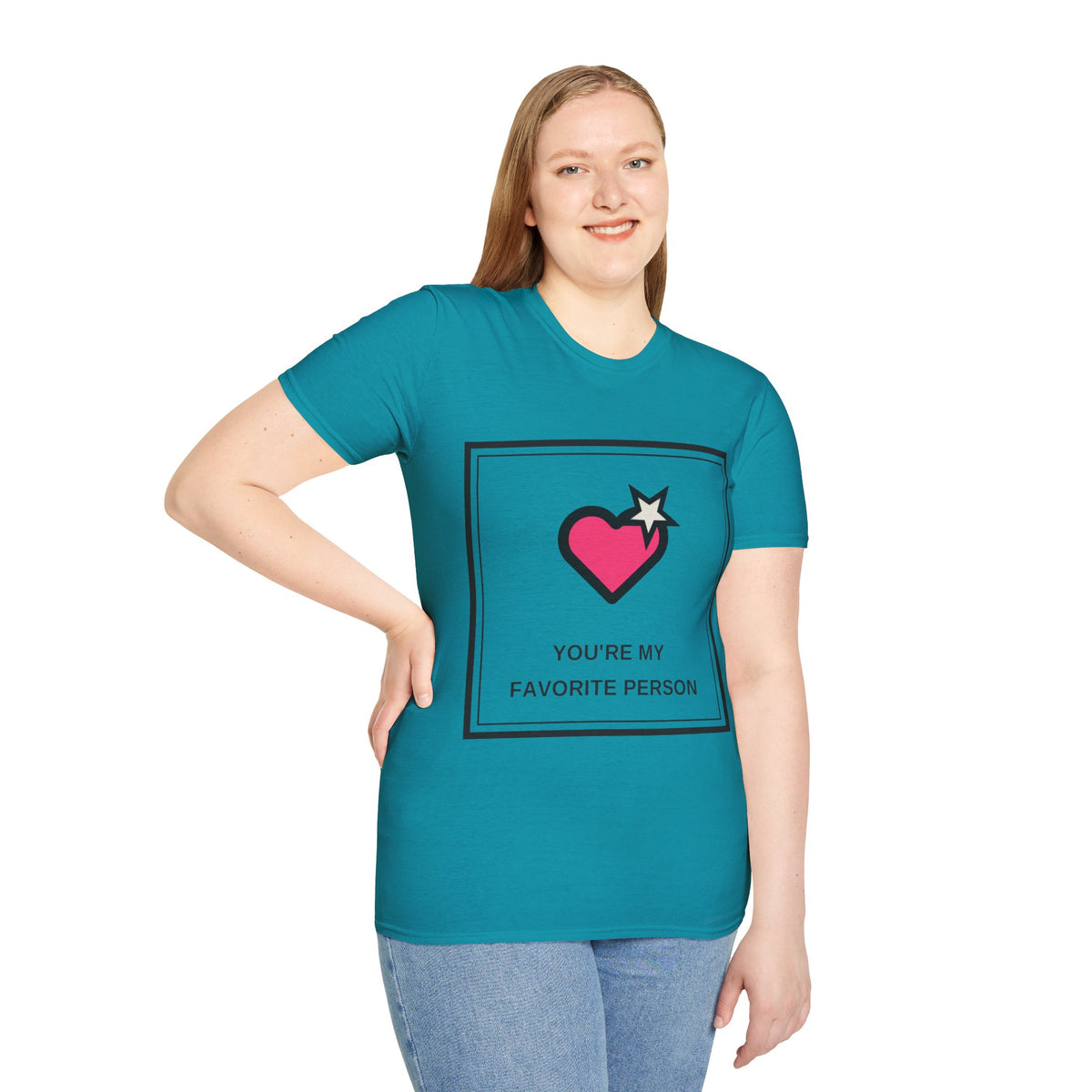 T‑Shirt — "You're My Favorite Person" Heart Graphic Tee - Trending Now - August 2026