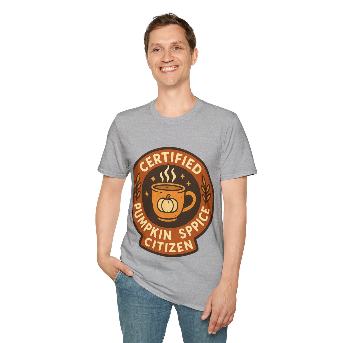 Certified Pumpkin Spice Citizen Badge T-Shirt, Retro Fall Season Coffee Mug Tee - Trending Now - September 2026