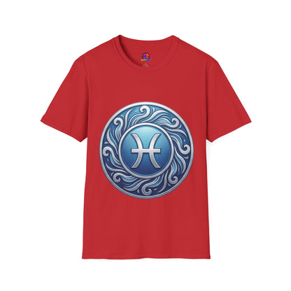 Pisces Zodiac T-Shirt – Blue Water Sign Astrology Tee