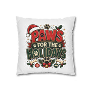 Christmas Paws For The Holidays Pillowcase