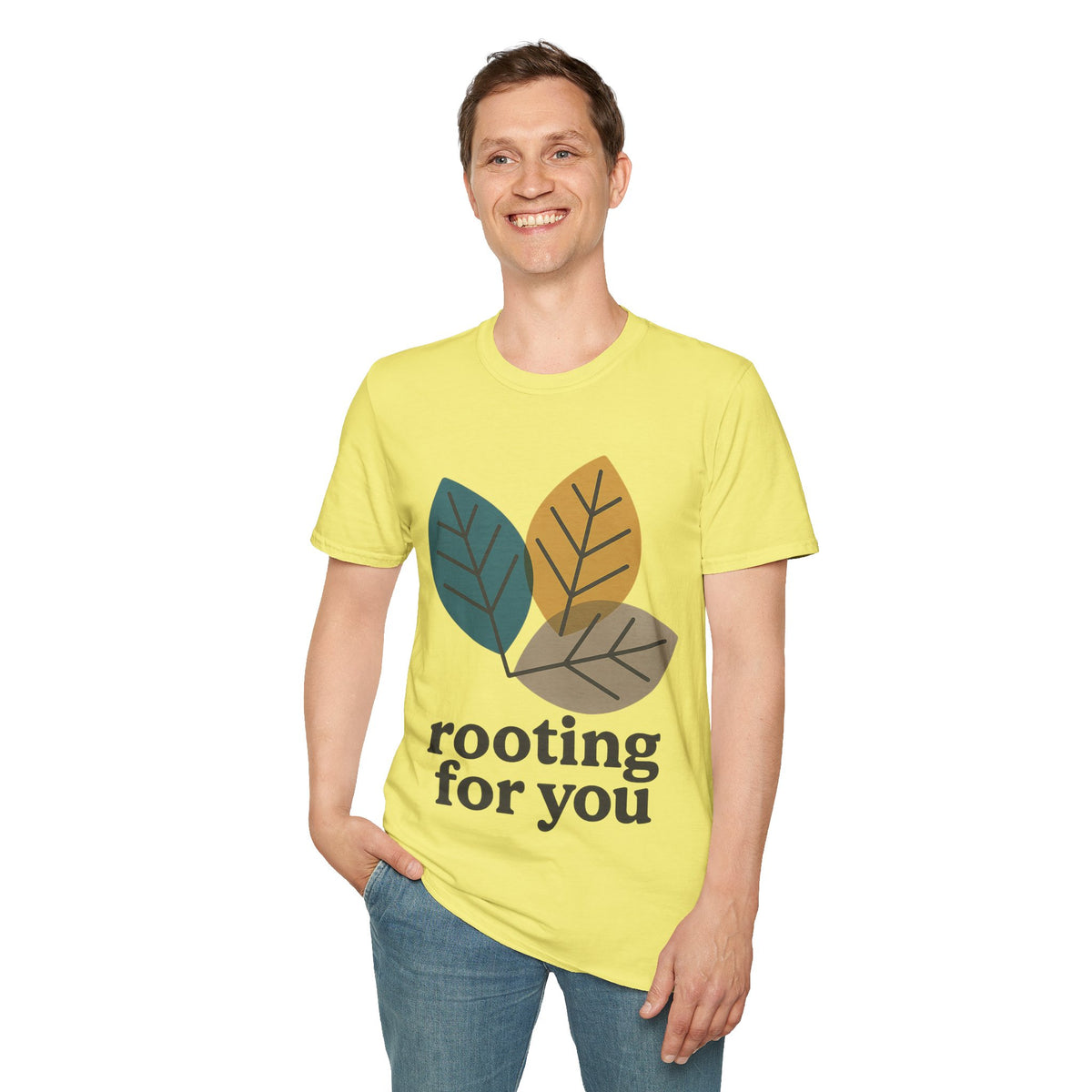 Leaf Trio T-Shirt — 'Rooting for You' Botanical Graphic Tee - Trending Now - September 2026