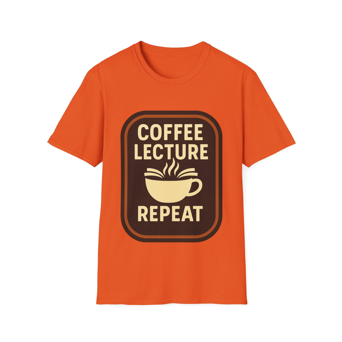 Coffee Lecture Repeat T‑Shirt — Funny Professor Coffee Tee for Teachers & Students - Trending Now - August 2026