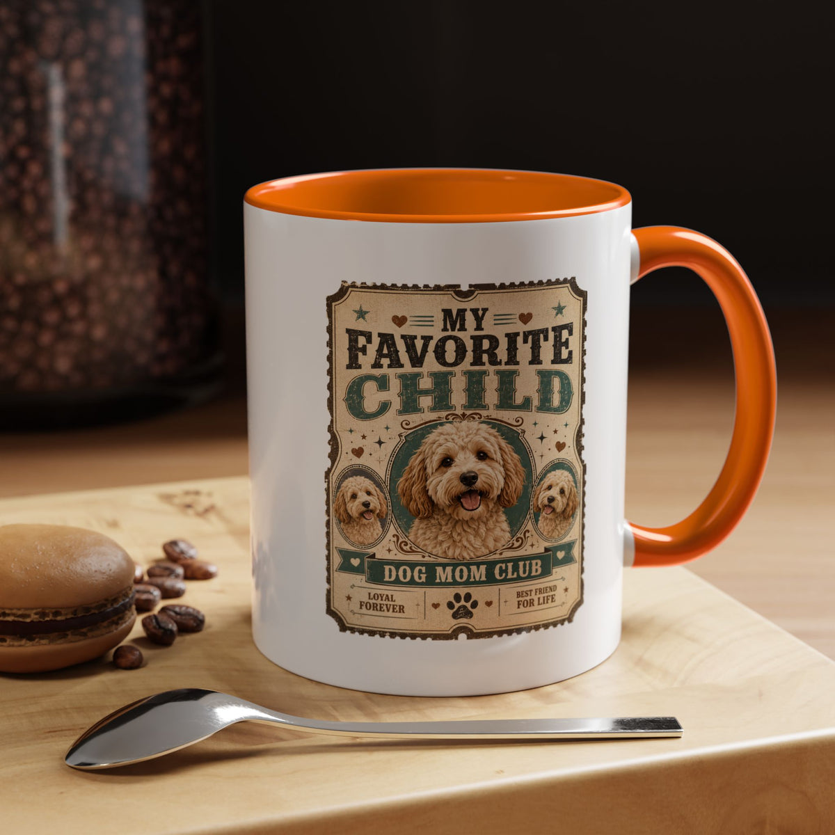 Milo Bailey Dog Dad Mom My Favorite Child Dog Mom Coffee Mug — Funny Dog Mom Gift