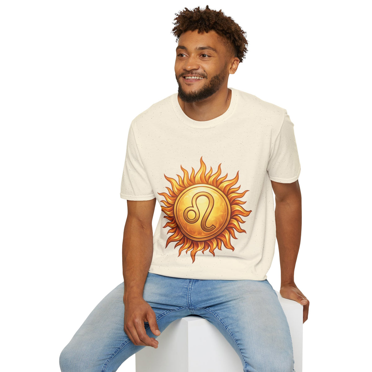 Leo Sun T‑Shirt — Zodiac Sunburst Graphic Tee
