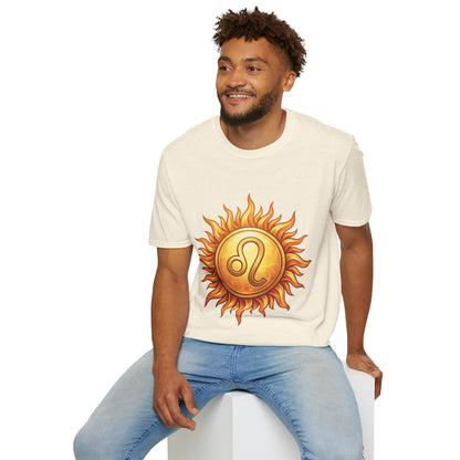 Leo Sun T‑Shirt — Zodiac Sunburst Graphic Tee