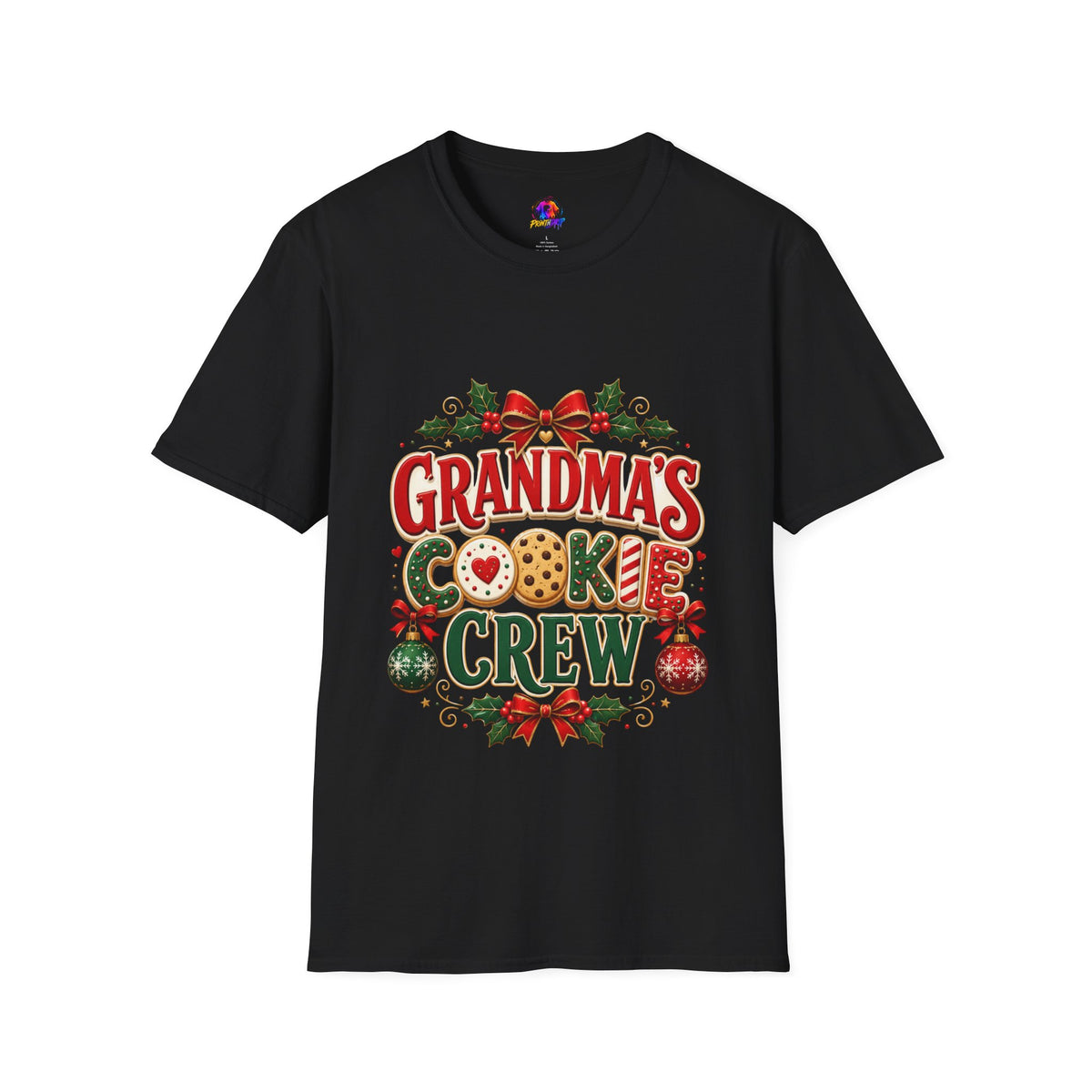Grandma's Cookie Crew T-Shirt — Festive Christmas Baking Tee