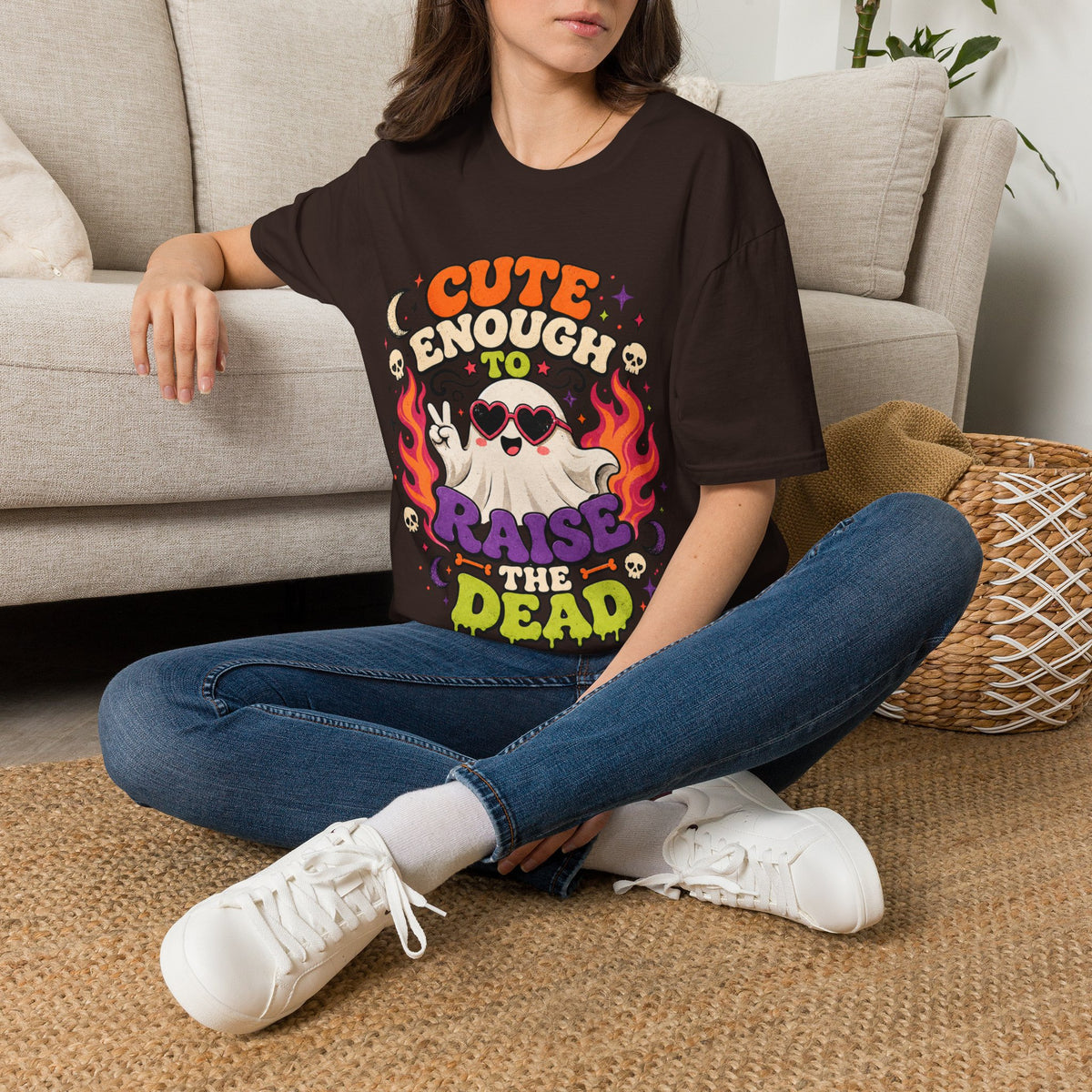 Halloween Cute Enough Unisex Softstyle T-Shirt