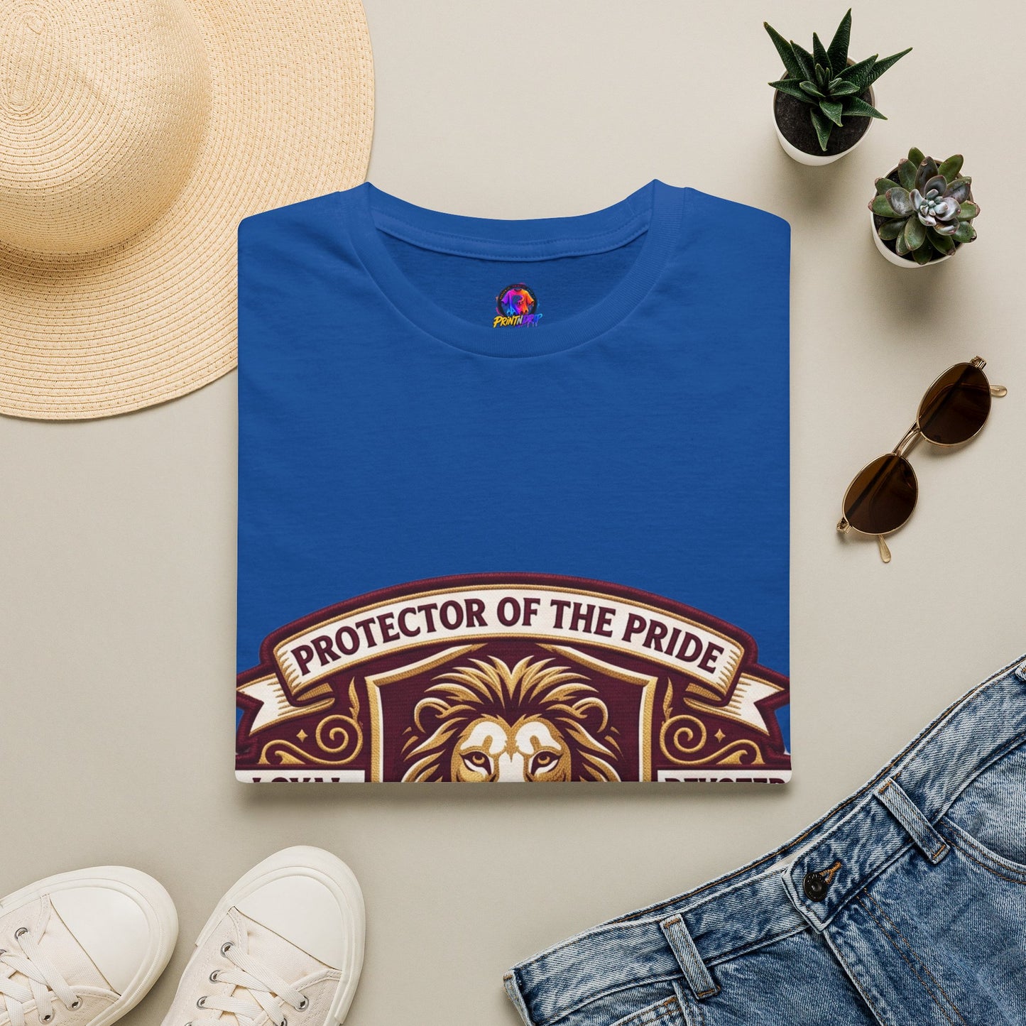 Protector of the Pride Lion T-Shirt — 100% Leo Zodiac Tee