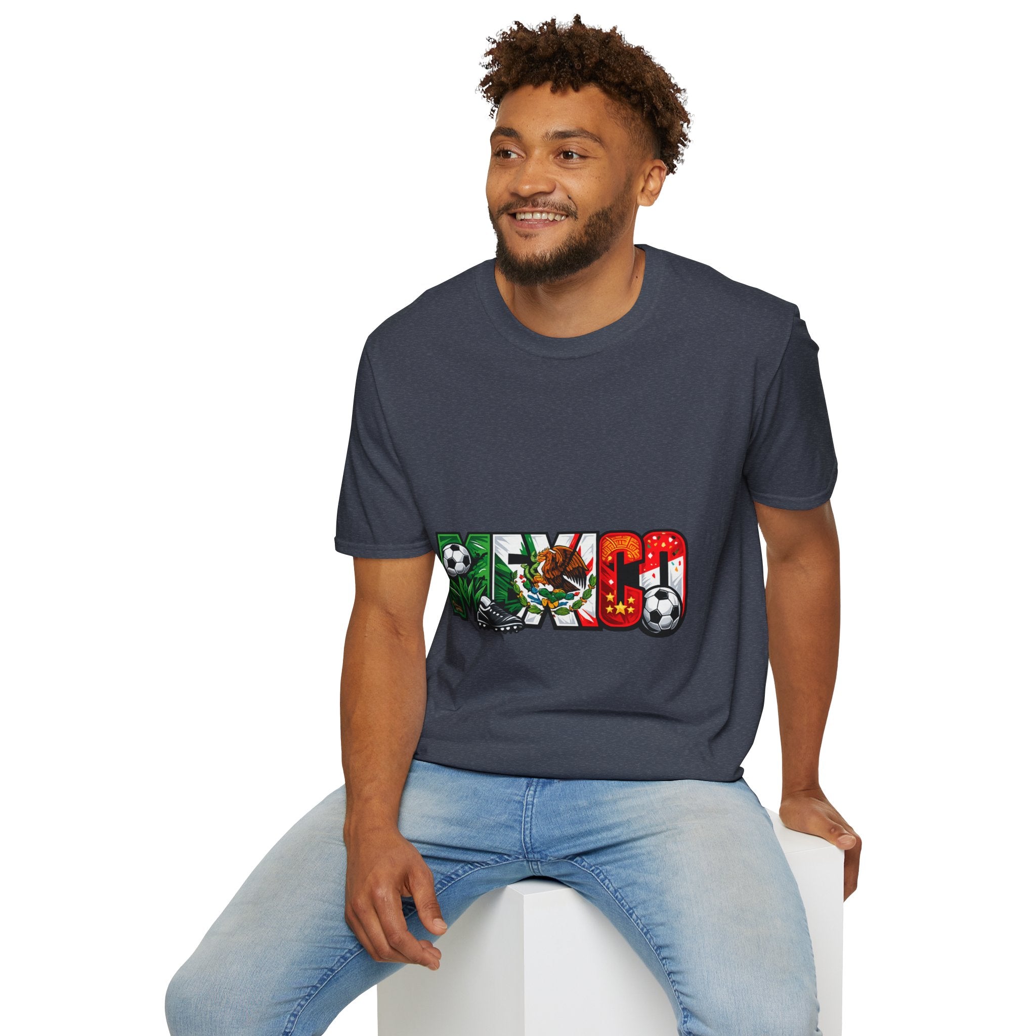 Mexico Soccer T-Shirt — Mexican Flag Football Pride Tee