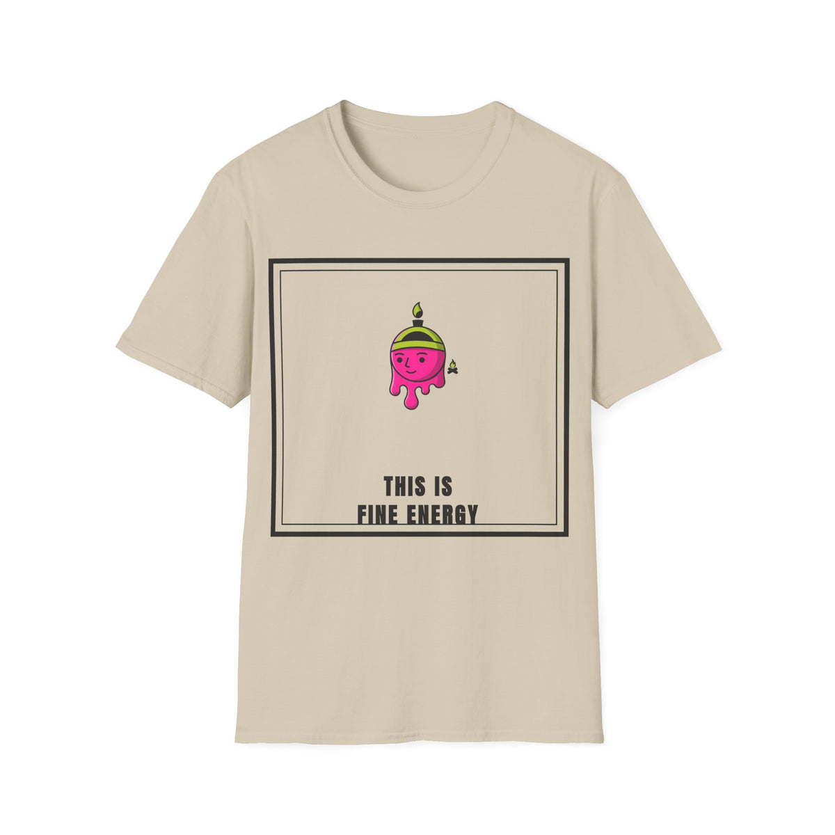 This Is Fine Energy T‑Shirt — Cute Pink Character Graphic Tee - Trending Now - September 2026