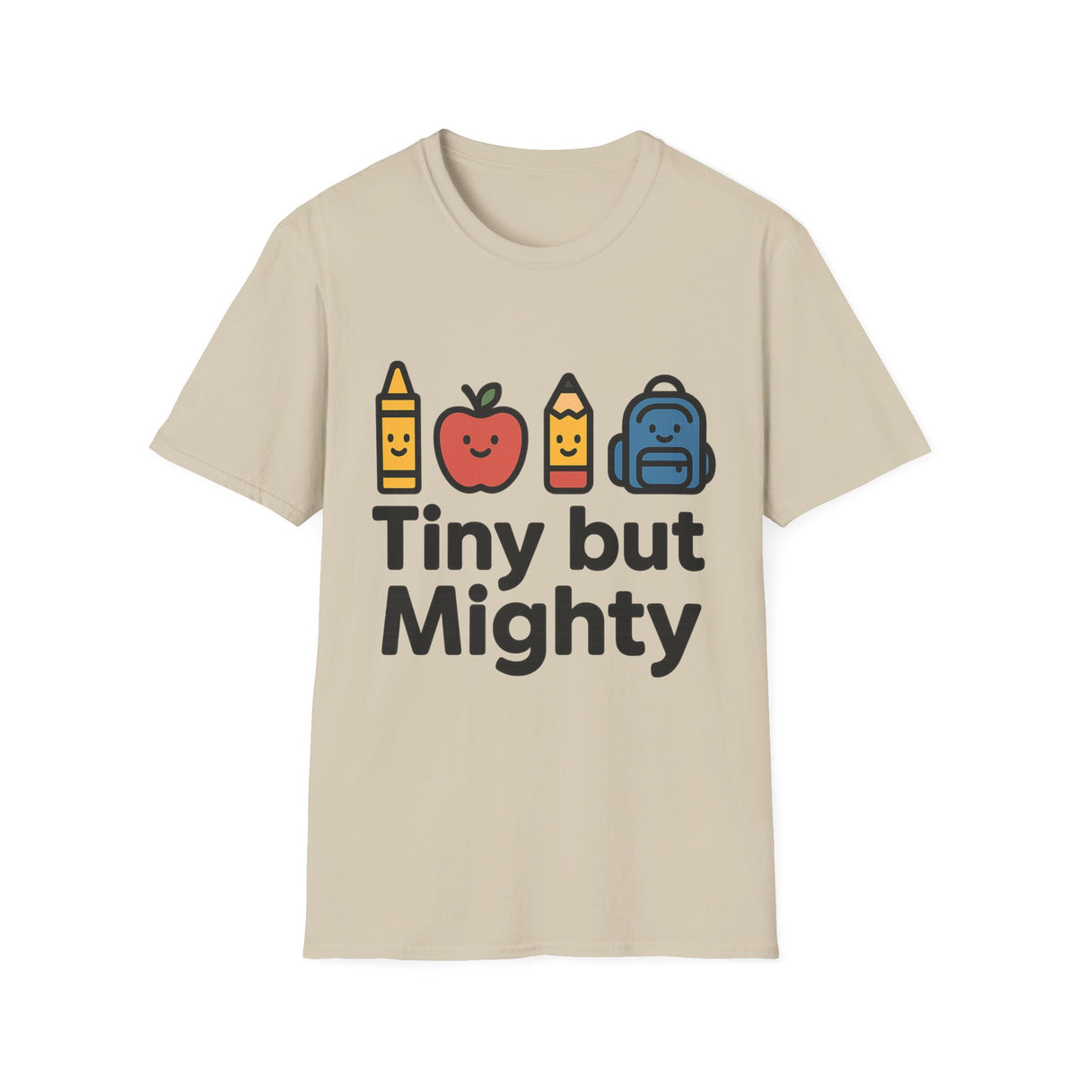 Cute School Supplies Graphic T‑Shirt — Pencil Apple Crayon Backpack Design - Trending Now - August 2026