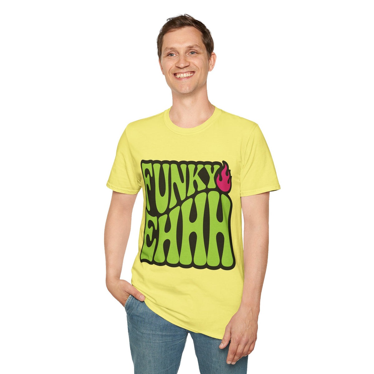 Funky Chili T-Shirt — Retro Psychedelic Green Flame Graphic Tee - Trending Now - August 2026