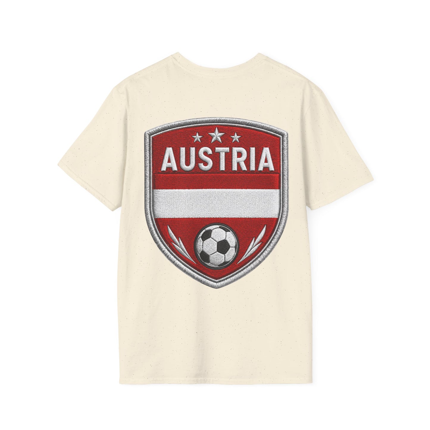Austria  Alpine Charge Soccer T-Shirt — Mountain Football Graphic Tee -