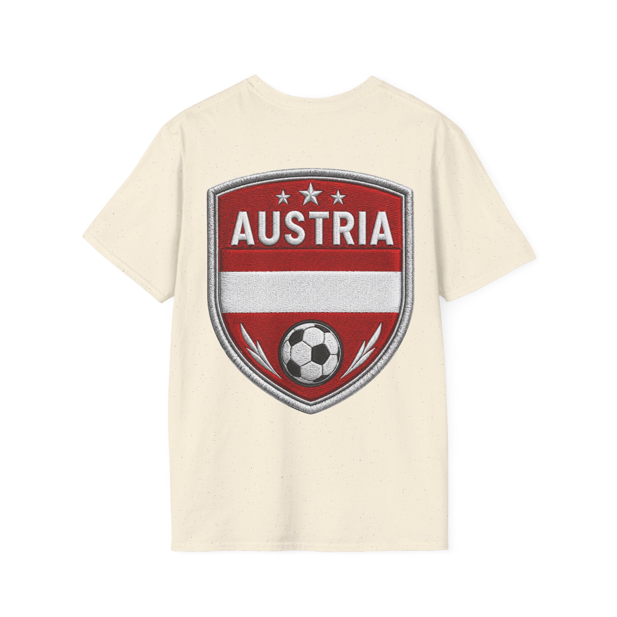 Austria  Alpine Charge Soccer T-Shirt — Mountain Football Graphic Tee -