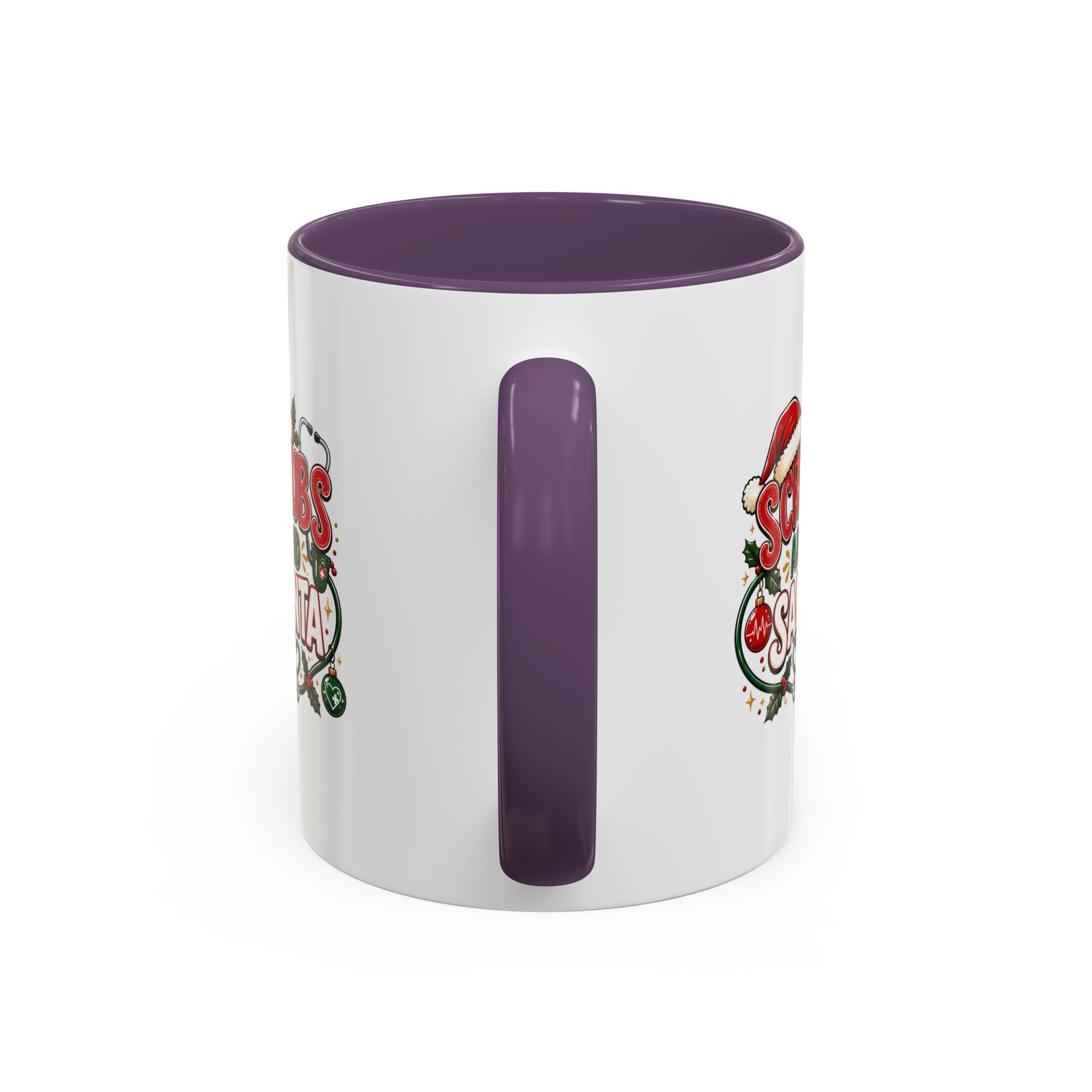Coffee Mug — "Scrubs and Santa" Christmas Nurse Mug
