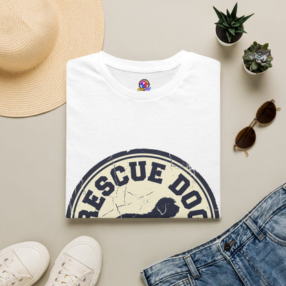 Rescue Dog Dad T-Shirt – Vintage Shelter Pup Support Tee