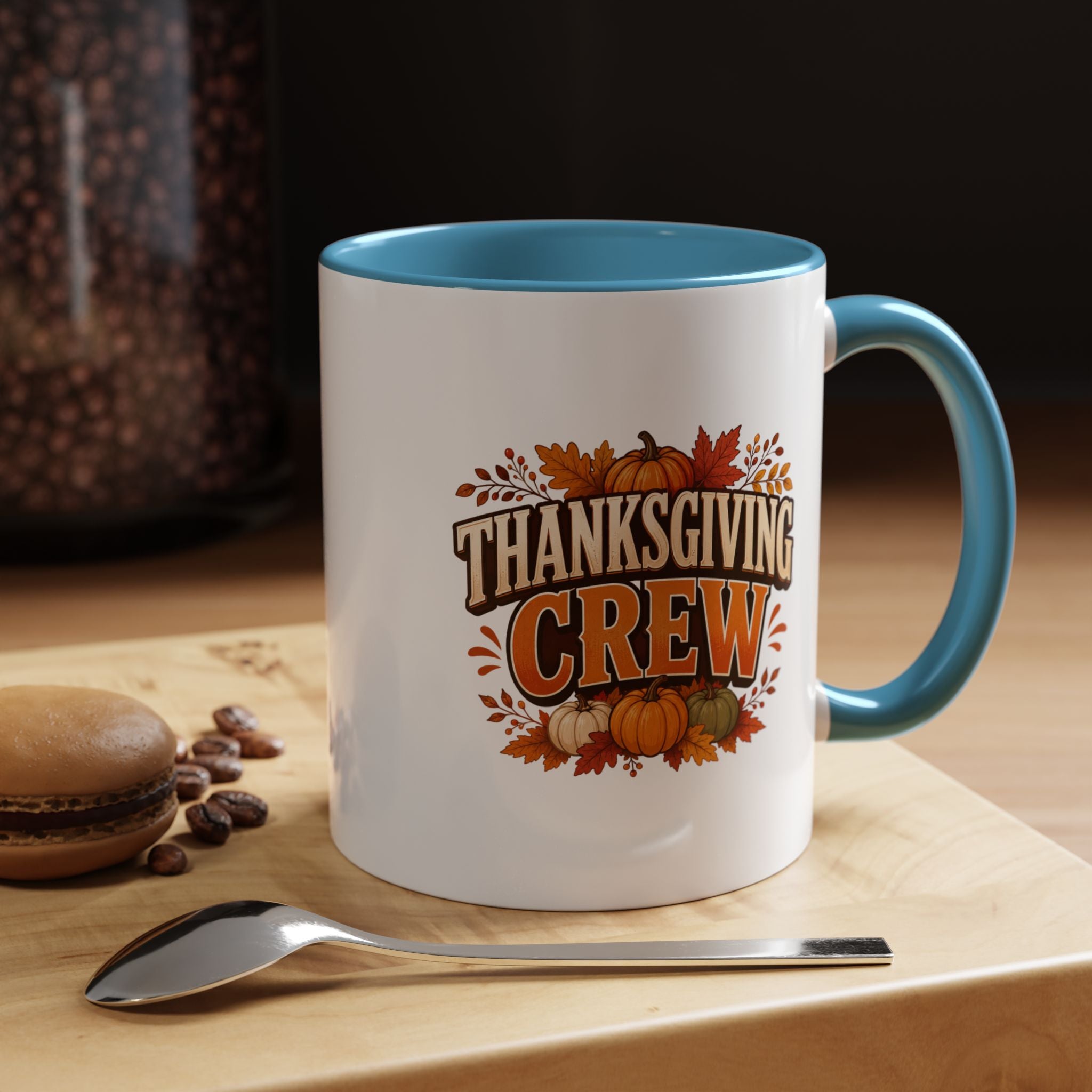 Thanksgiving  Mug — Autumn Pumpkin Accent Mug