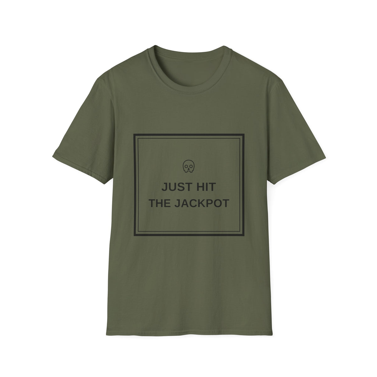Just Hit the Jackpot T-Shirt — Minimal Skull Graphic Tee - Trending Now - August 2026