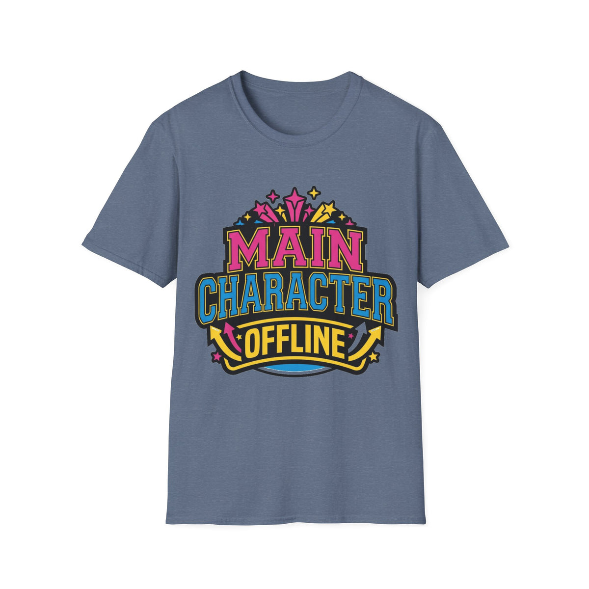 Main Character Offline T-Shirt — Retro Colorful 'Main' Graphic Tee - Trending Now - August 2026