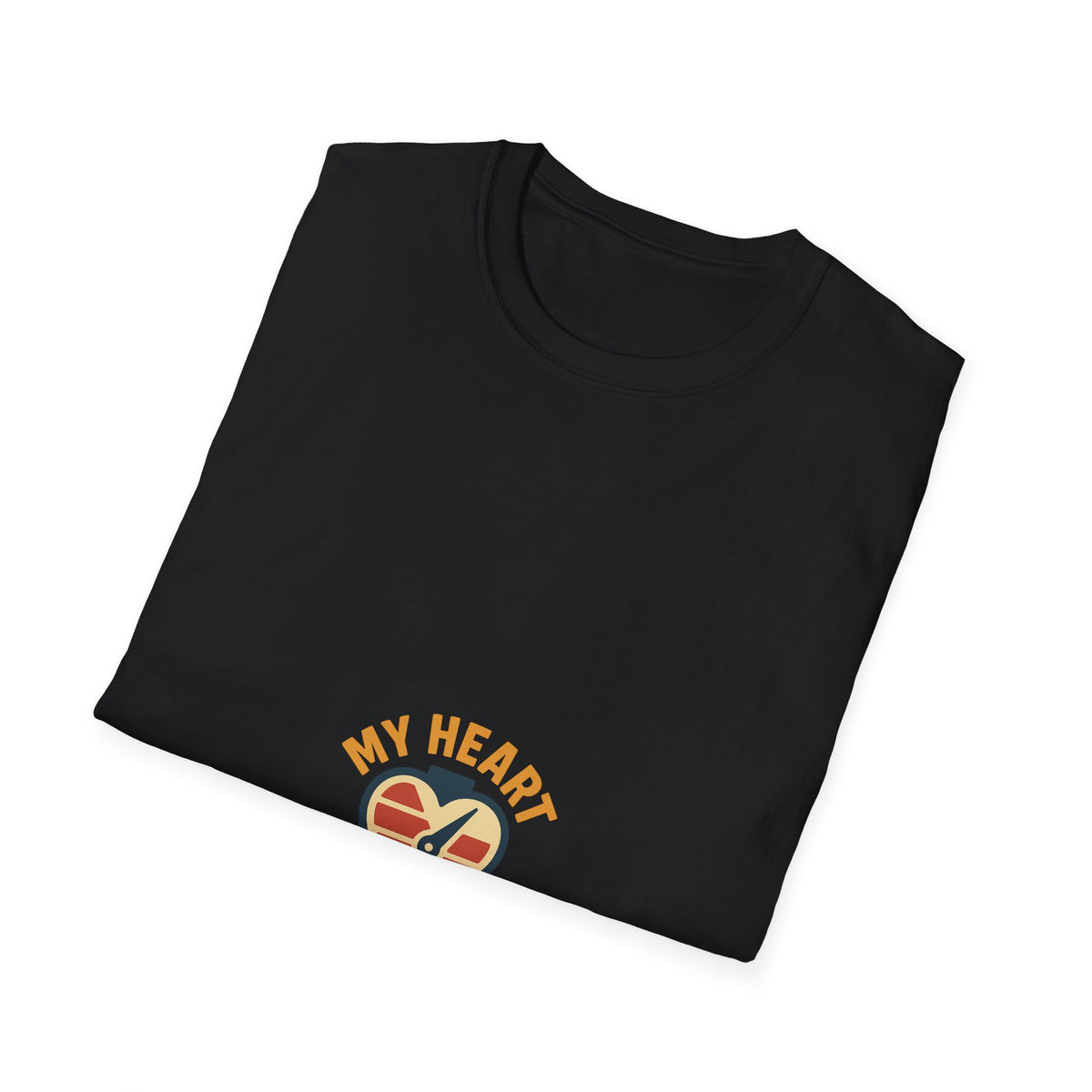 "My Heart Runs On Watts" Electric Vehicle Graphic Tee - Sustainable Tech Energy Humorous White T-Shirt - Trending Now - September 2026
