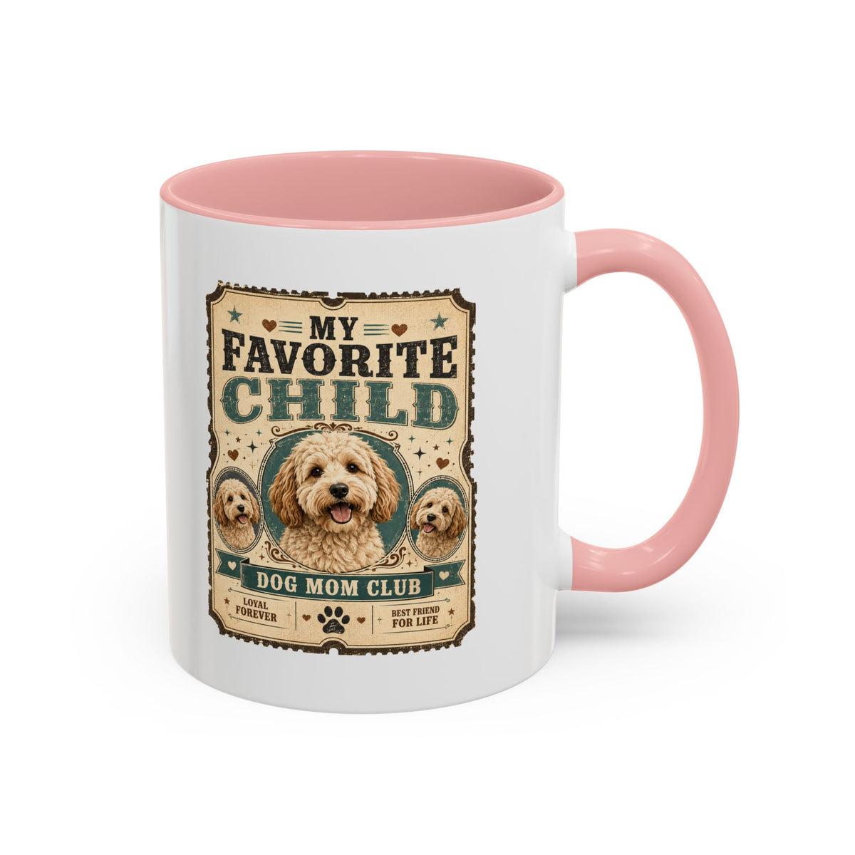Milo Bailey Dog Dad Mom My Favorite Child Dog Mom Coffee Mug — Funny Dog Mom Gift