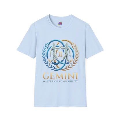 Gemini Zodiac T-Shirt — 'Gemini: Master of Adaptation' Astrological Graphic Tee
