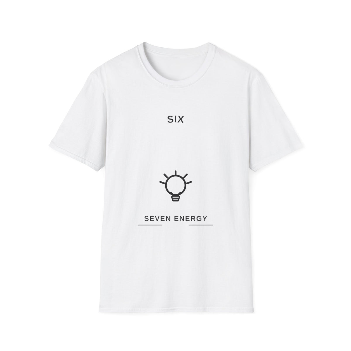 Six Seven Energy Lightbulb T-Shirt - Minimalist Creative Quote Tee - Trending Now - September 2026