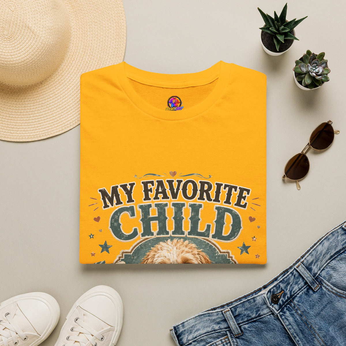 My Favorite Child Dog Mom T-Shirt