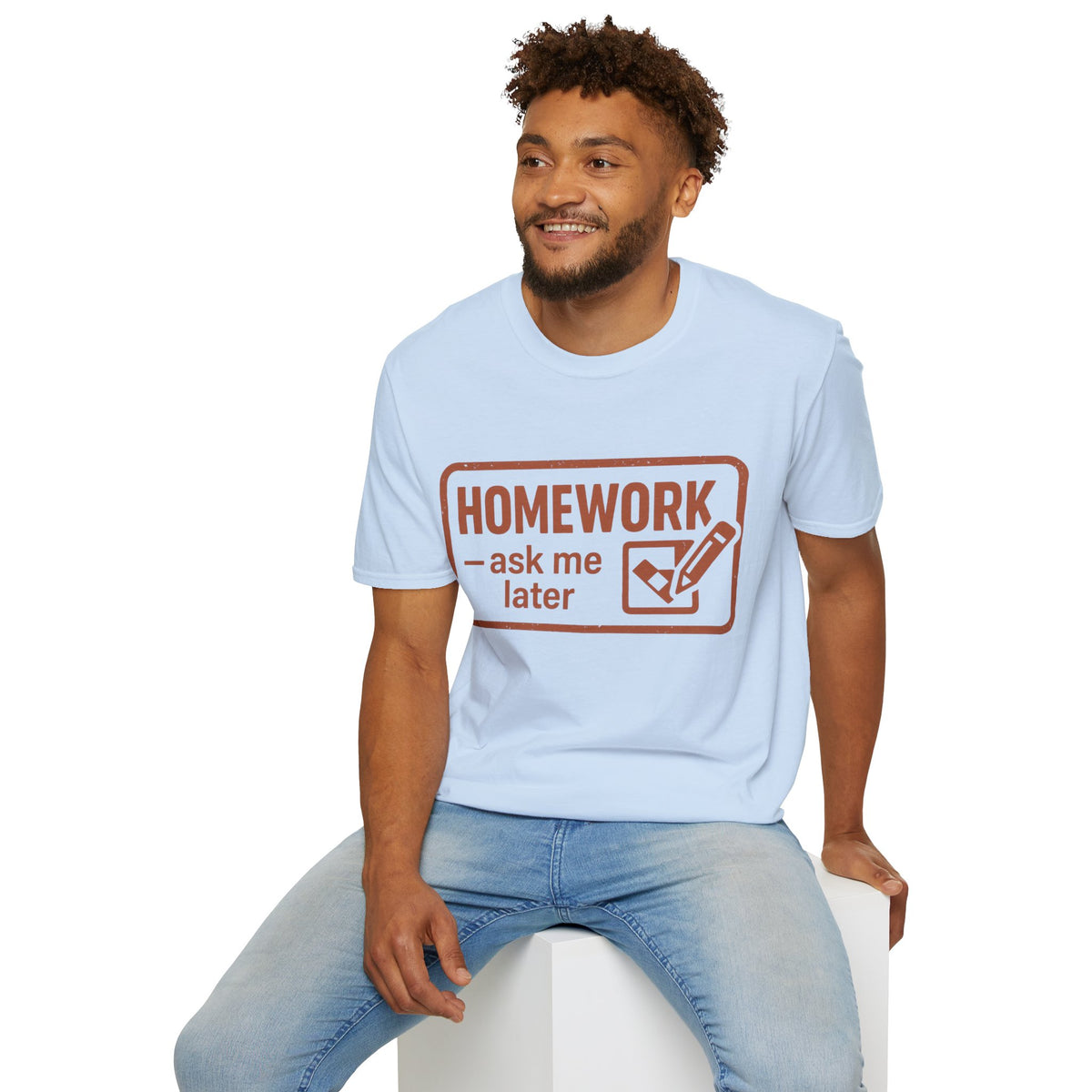 Homework Club T‑Shirt — 'Homework? Done Later' Retro Badge Tee - Trending Now - August 2026